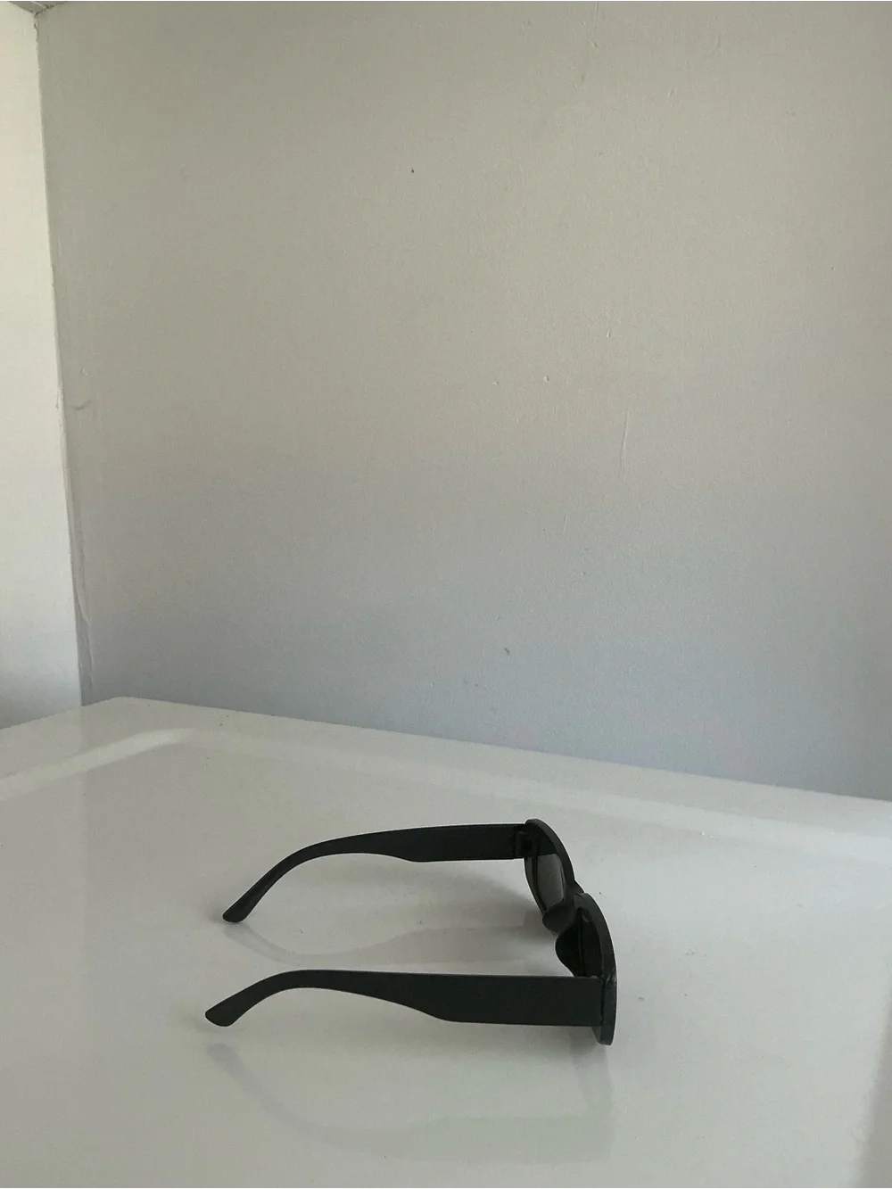 Classic Rectangular Black Women's Sunglasses